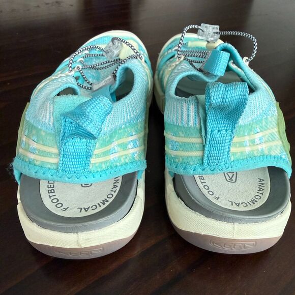 Size 6 - Keen Evofit One Knight Hiking Sandals Women’s Paloma Lake Blue - Picture 11 of 13